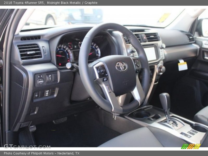 Midnight Black Metallic / Graphite 2018 Toyota 4Runner SR5