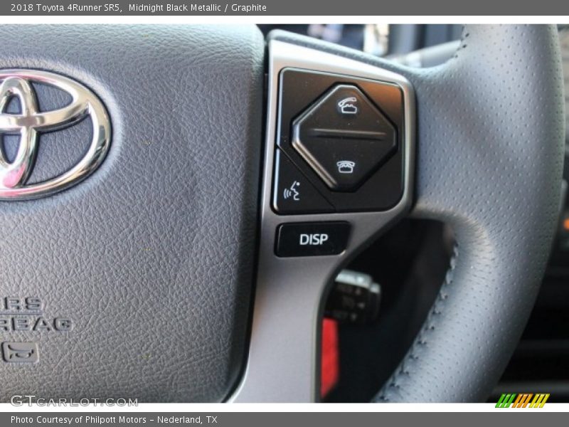 Midnight Black Metallic / Graphite 2018 Toyota 4Runner SR5