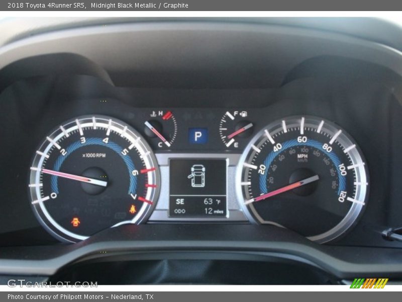 Midnight Black Metallic / Graphite 2018 Toyota 4Runner SR5