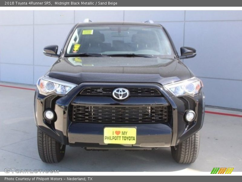 Midnight Black Metallic / Sand Beige 2018 Toyota 4Runner SR5
