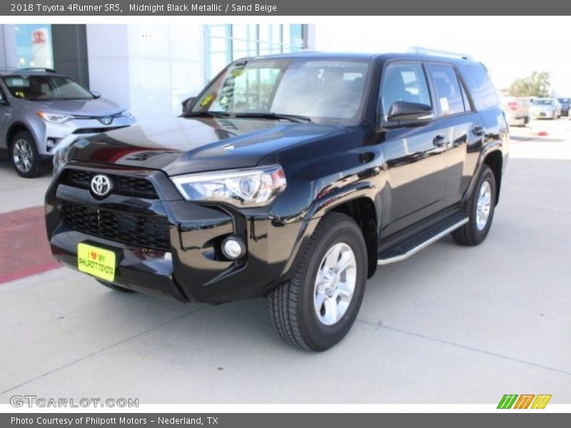 Midnight Black Metallic / Sand Beige 2018 Toyota 4Runner SR5