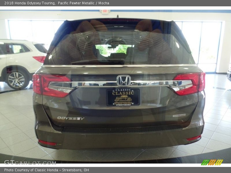 Pacific Pewter Metallic / Mocha 2018 Honda Odyssey Touring