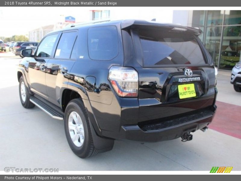 Midnight Black Metallic / Sand Beige 2018 Toyota 4Runner SR5