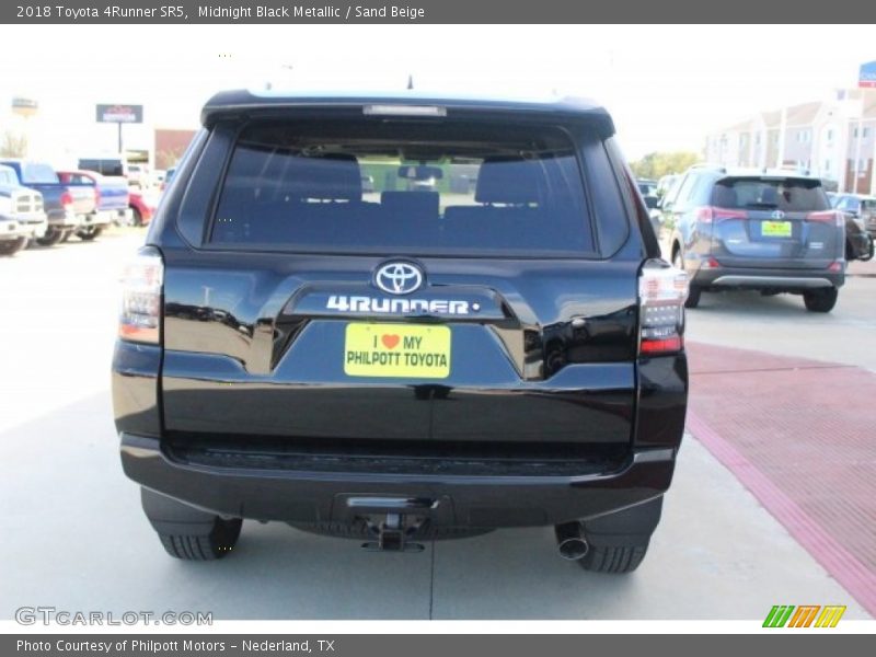 Midnight Black Metallic / Sand Beige 2018 Toyota 4Runner SR5