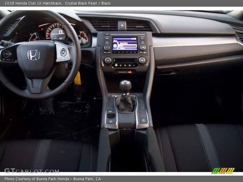 Dashboard of 2018 Civic LX Hatchback