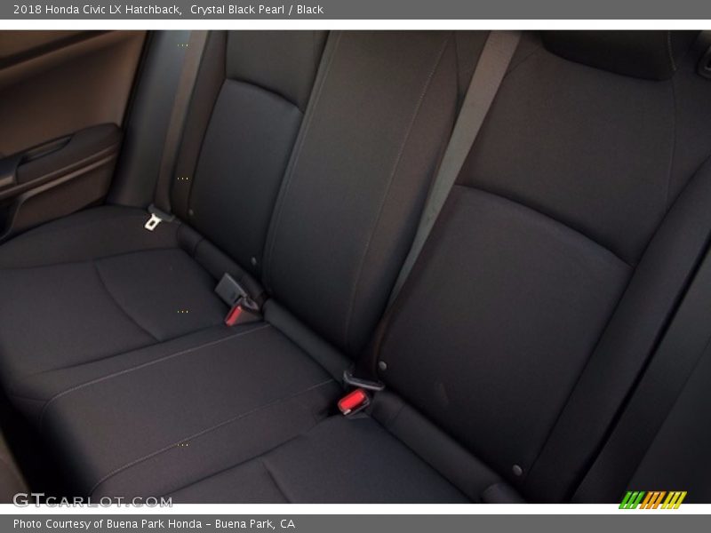 Crystal Black Pearl / Black 2018 Honda Civic LX Hatchback
