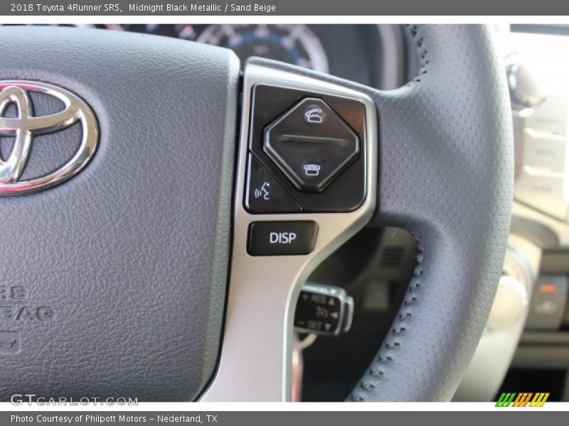 Midnight Black Metallic / Sand Beige 2018 Toyota 4Runner SR5