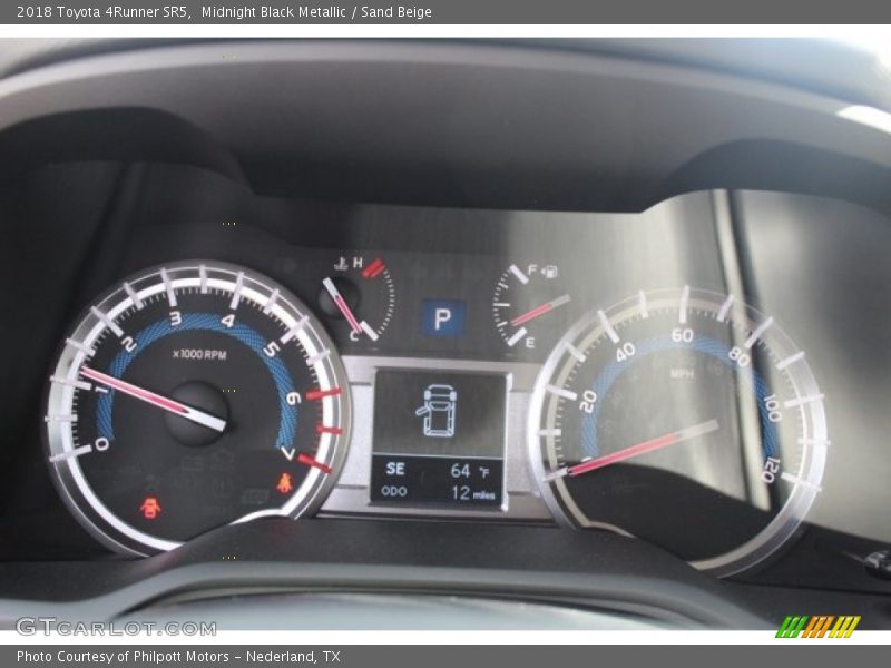 Midnight Black Metallic / Sand Beige 2018 Toyota 4Runner SR5