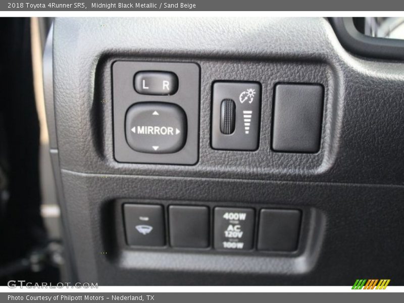 Midnight Black Metallic / Sand Beige 2018 Toyota 4Runner SR5