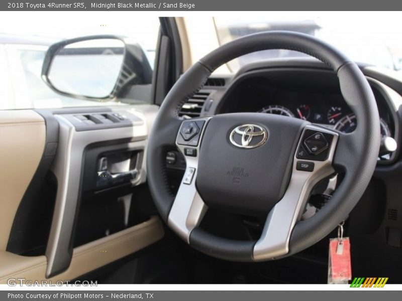 Midnight Black Metallic / Sand Beige 2018 Toyota 4Runner SR5