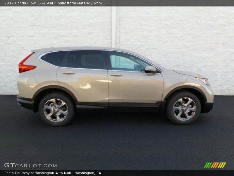 Sandstorm Metallic / Ivory 2017 Honda CR-V EX-L AWD