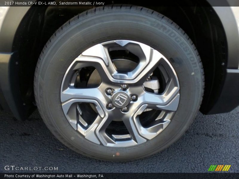 Sandstorm Metallic / Ivory 2017 Honda CR-V EX-L AWD