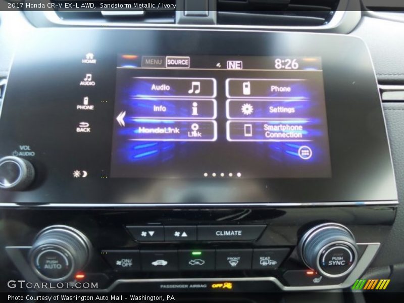 Sandstorm Metallic / Ivory 2017 Honda CR-V EX-L AWD