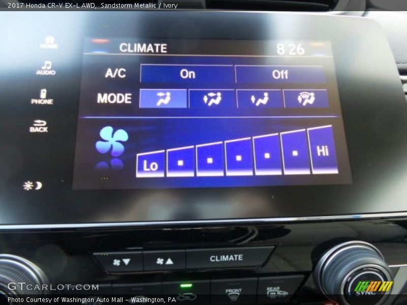 Sandstorm Metallic / Ivory 2017 Honda CR-V EX-L AWD