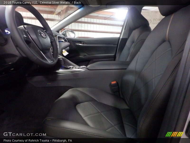 Celestial Silver Metallic / Black 2018 Toyota Camry XLE