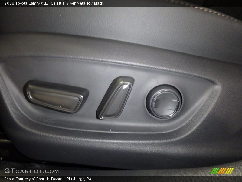 Celestial Silver Metallic / Black 2018 Toyota Camry XLE