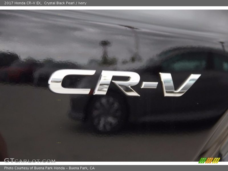 Crystal Black Pearl / Ivory 2017 Honda CR-V EX