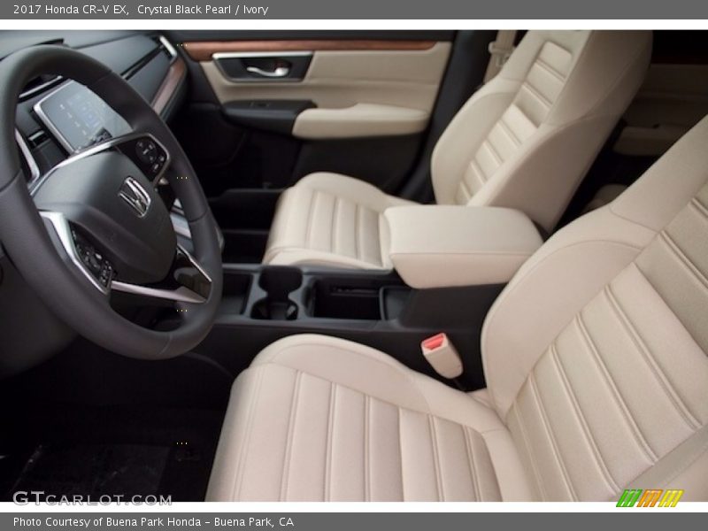 Crystal Black Pearl / Ivory 2017 Honda CR-V EX