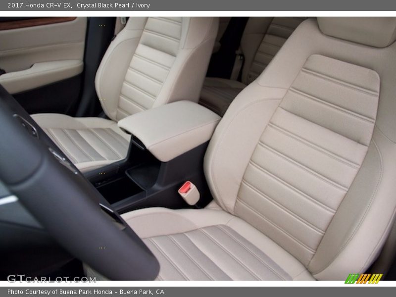 Crystal Black Pearl / Ivory 2017 Honda CR-V EX