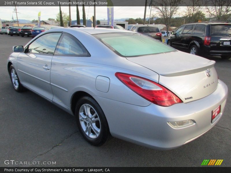 Titanium Metallic / Dark Stone 2007 Toyota Solara SE Coupe