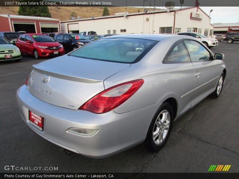 Titanium Metallic / Dark Stone 2007 Toyota Solara SE Coupe