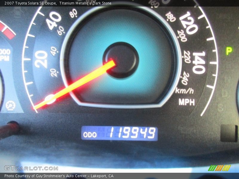 Titanium Metallic / Dark Stone 2007 Toyota Solara SE Coupe