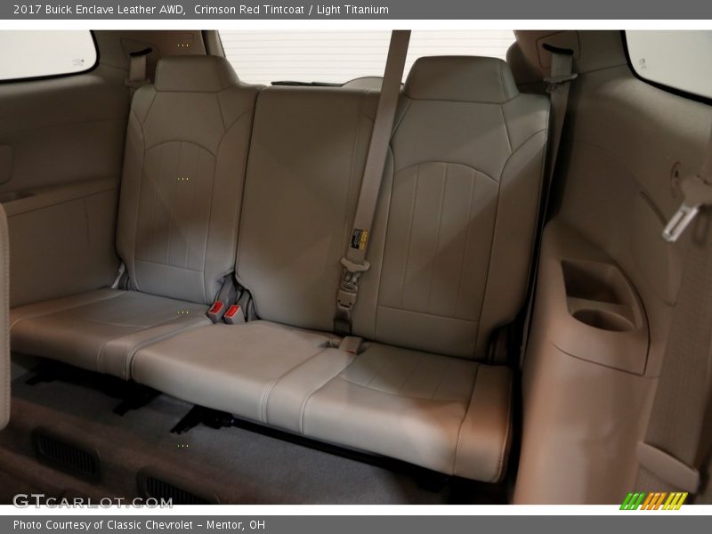 Crimson Red Tintcoat / Light Titanium 2017 Buick Enclave Leather AWD