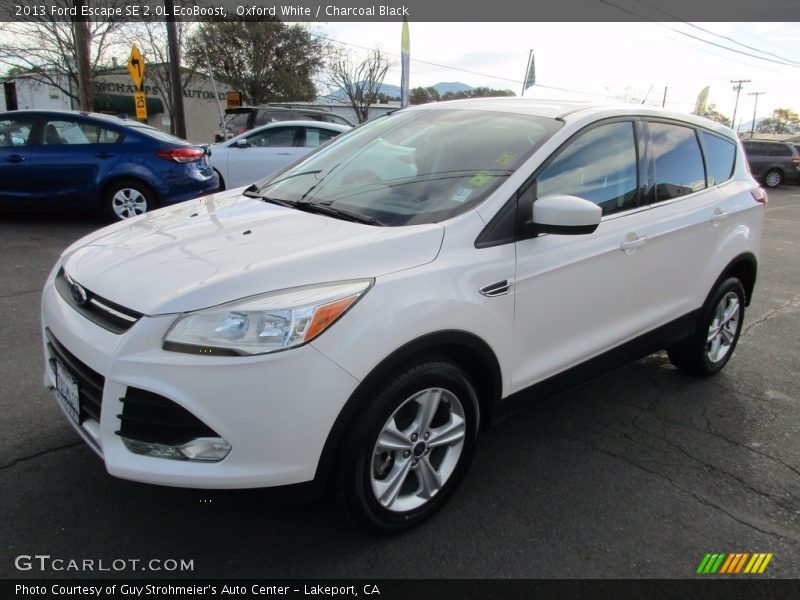 Oxford White / Charcoal Black 2013 Ford Escape SE 2.0L EcoBoost