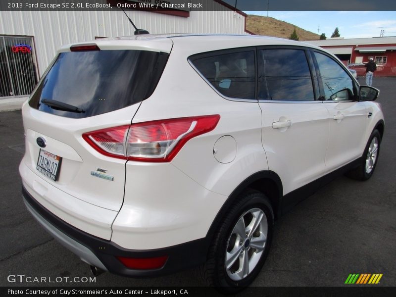 Oxford White / Charcoal Black 2013 Ford Escape SE 2.0L EcoBoost