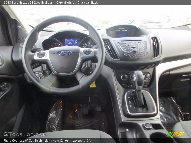 Oxford White / Charcoal Black 2013 Ford Escape SE 2.0L EcoBoost