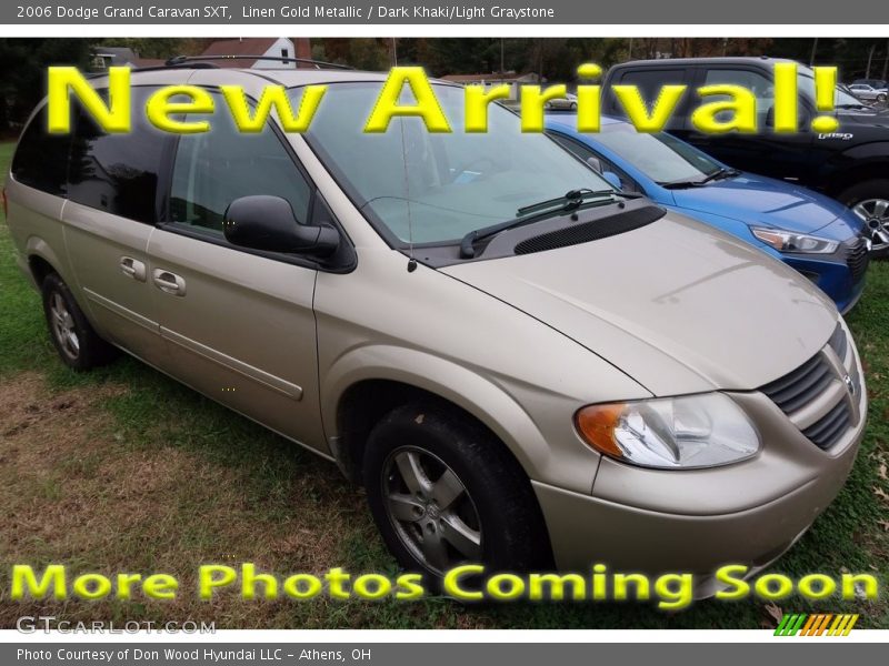 Linen Gold Metallic / Dark Khaki/Light Graystone 2006 Dodge Grand Caravan SXT