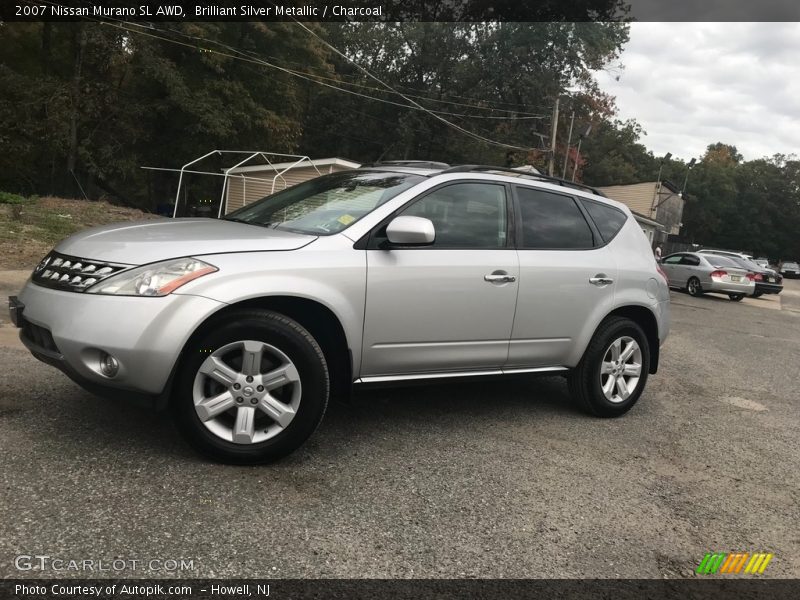 Brilliant Silver Metallic / Charcoal 2007 Nissan Murano SL AWD
