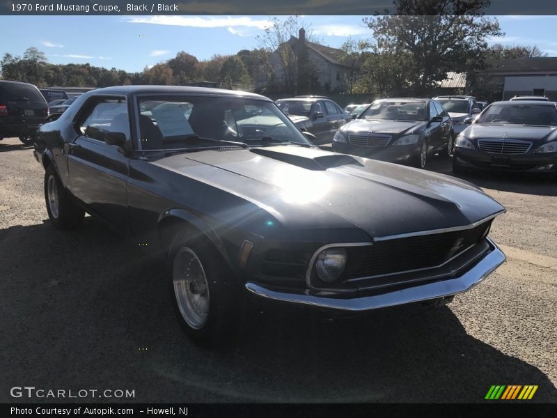 Black / Black 1970 Ford Mustang Coupe
