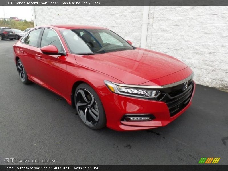 Front 3/4 View of 2018 Accord Sport Sedan