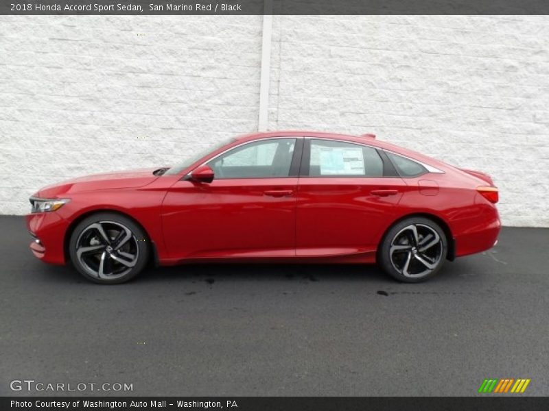  2018 Accord Sport Sedan San Marino Red