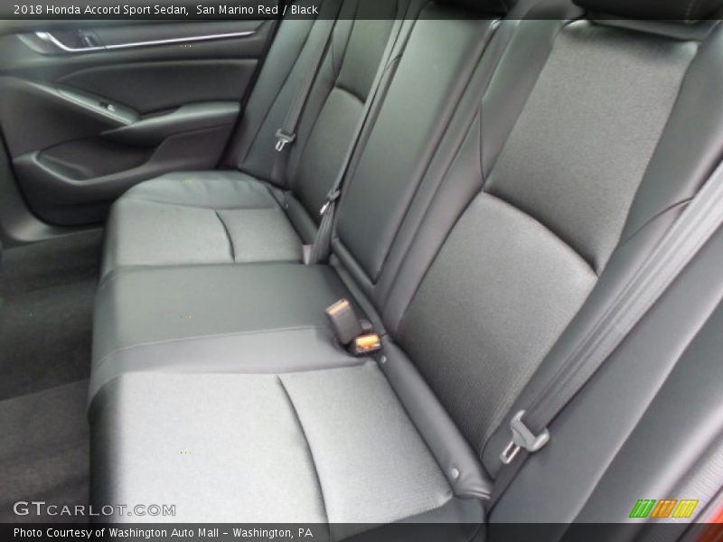 Rear Seat of 2018 Accord Sport Sedan