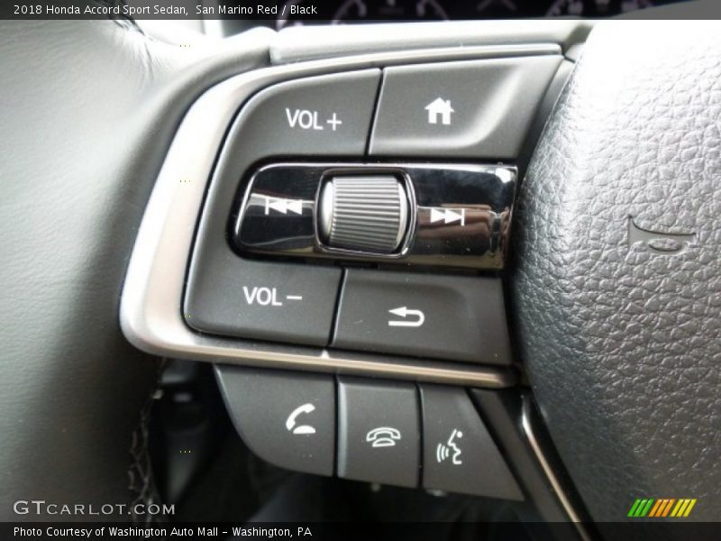 Controls of 2018 Accord Sport Sedan