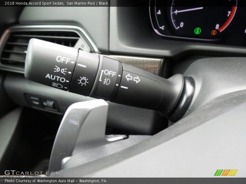 Controls of 2018 Accord Sport Sedan