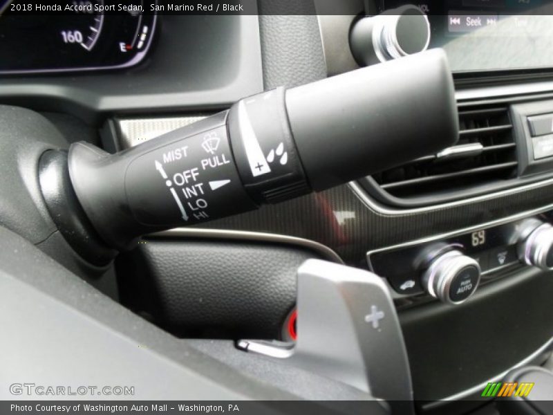 Controls of 2018 Accord Sport Sedan