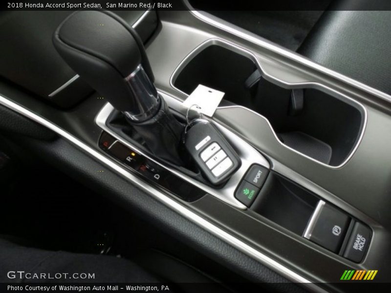  2018 Accord Sport Sedan CVT Automatic Shifter