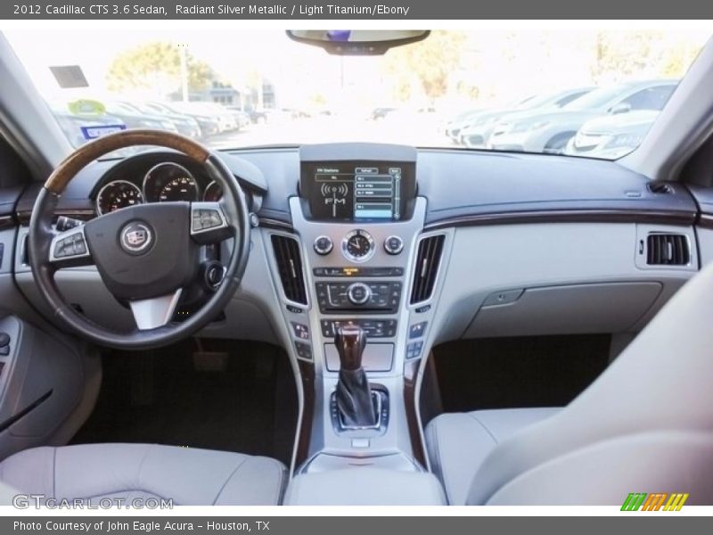Radiant Silver Metallic / Light Titanium/Ebony 2012 Cadillac CTS 3.6 Sedan