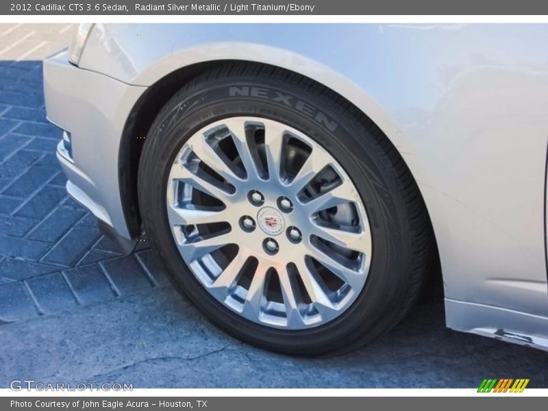 Radiant Silver Metallic / Light Titanium/Ebony 2012 Cadillac CTS 3.6 Sedan