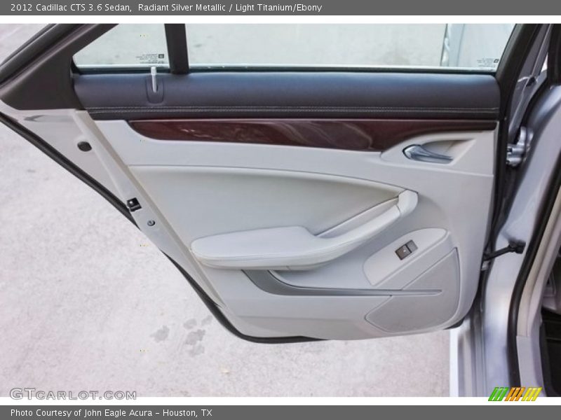 Radiant Silver Metallic / Light Titanium/Ebony 2012 Cadillac CTS 3.6 Sedan