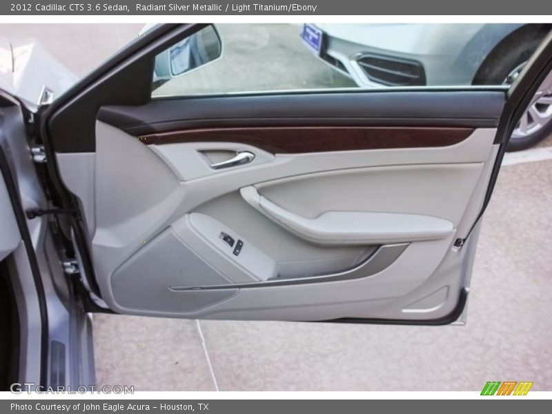 Radiant Silver Metallic / Light Titanium/Ebony 2012 Cadillac CTS 3.6 Sedan