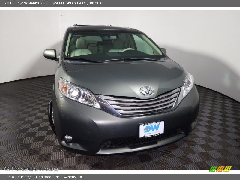 Cypress Green Pearl / Bisque 2013 Toyota Sienna XLE