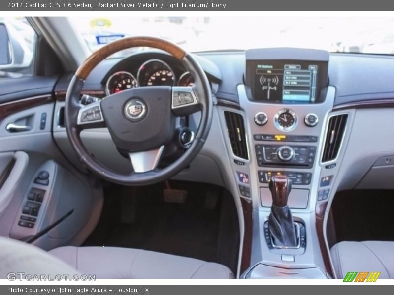 Radiant Silver Metallic / Light Titanium/Ebony 2012 Cadillac CTS 3.6 Sedan