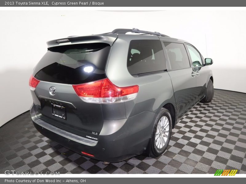 Cypress Green Pearl / Bisque 2013 Toyota Sienna XLE