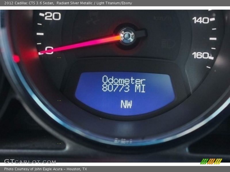Radiant Silver Metallic / Light Titanium/Ebony 2012 Cadillac CTS 3.6 Sedan