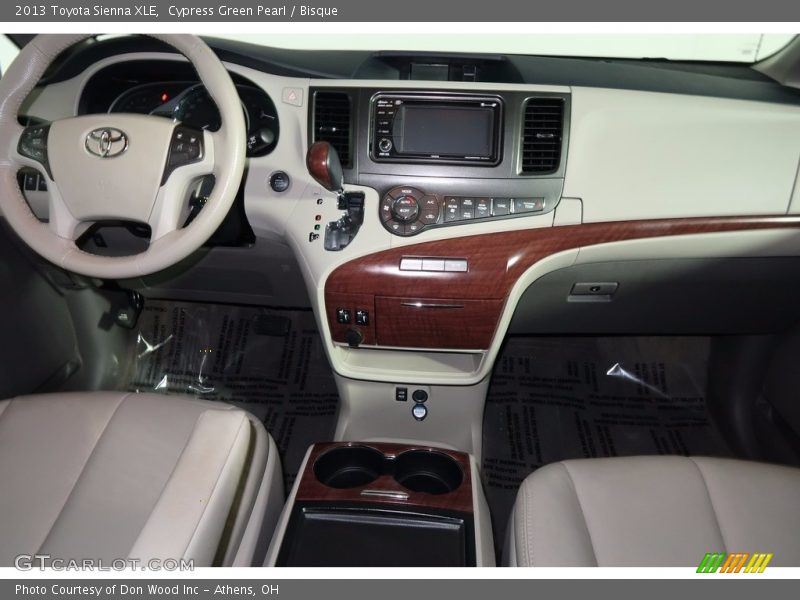 Cypress Green Pearl / Bisque 2013 Toyota Sienna XLE