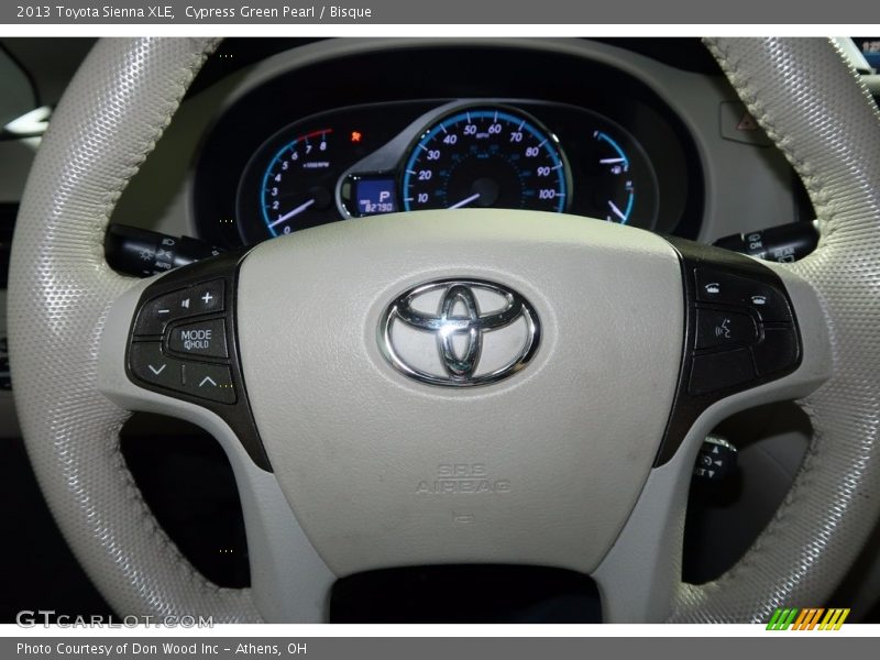 Cypress Green Pearl / Bisque 2013 Toyota Sienna XLE